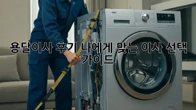 용달이사 후기: 나에게 맞는 이사 선택 가이드